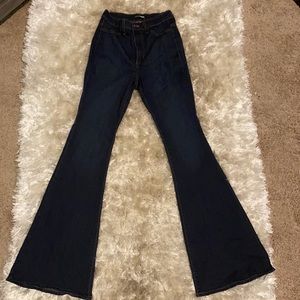 Fashion nova blue jean bell bottoms